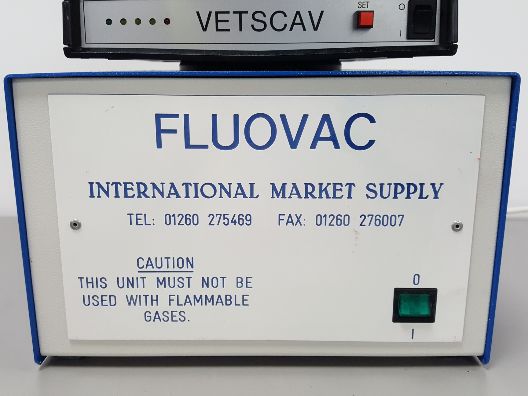 Image of Fluovac Vetscav Animal Anesthesia Gas Trap & Filter Weighing Mechanism Lab