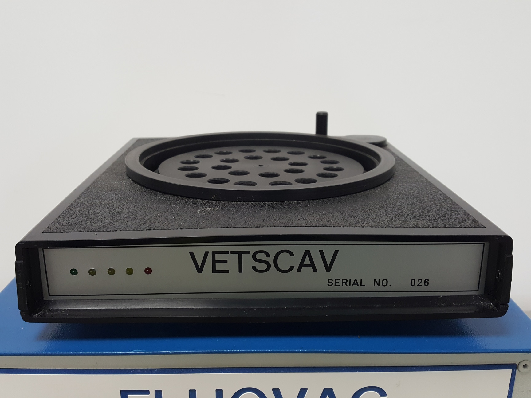Image of Fluovac System Animal Anesthesia Gas Trap & Vetscav Weighing Mechanism Lab