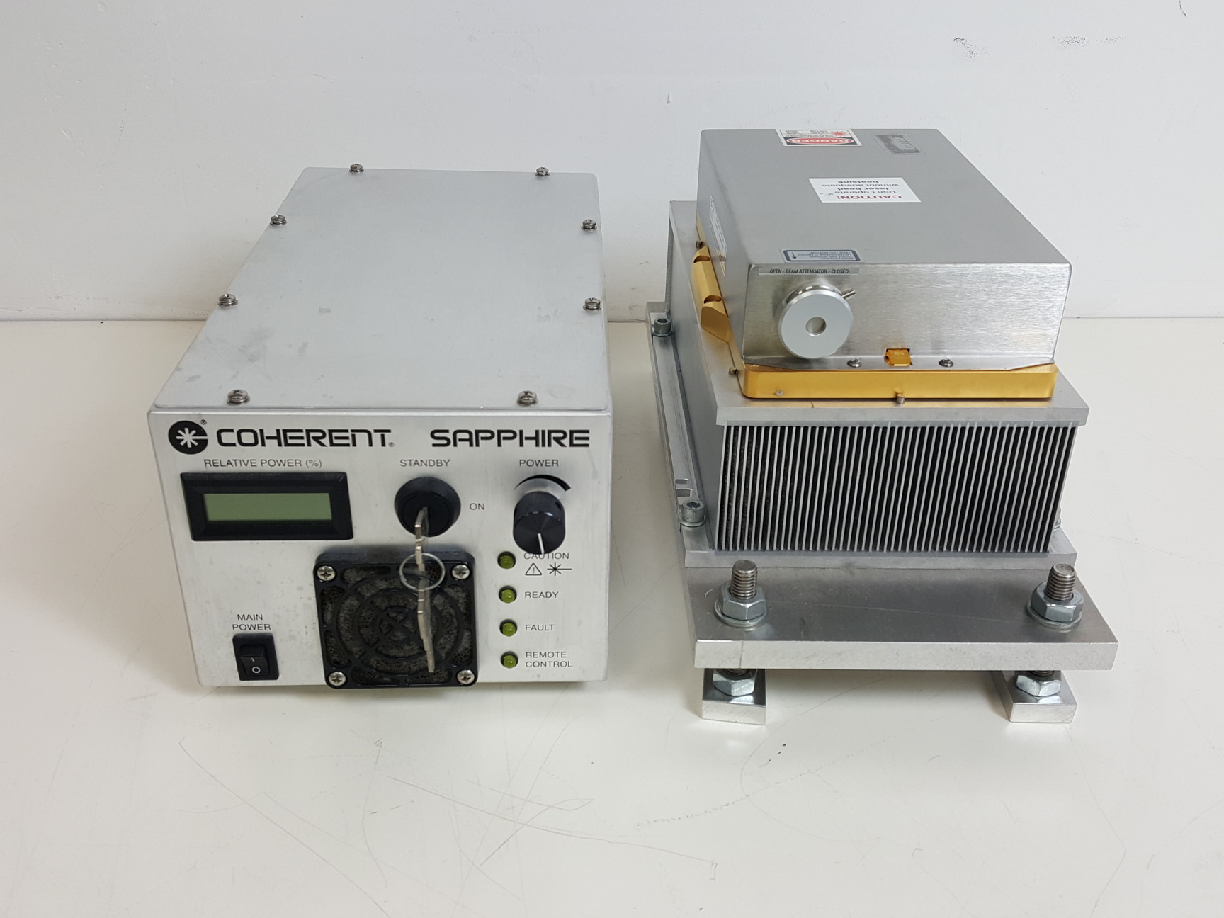 Image of Coherent Sapphire Laser 488-200 CDRH with CDRH HP Controller Lab