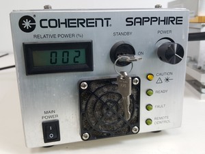 Thumbnail image of Coherent Sapphire Laser 488-200 CDRH with CDRH HP Controller Lab