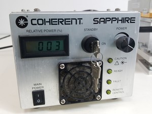 Thumbnail image of Coherent Sapphire Laser 488-200 CDRH with CDRH HP Controller Lab