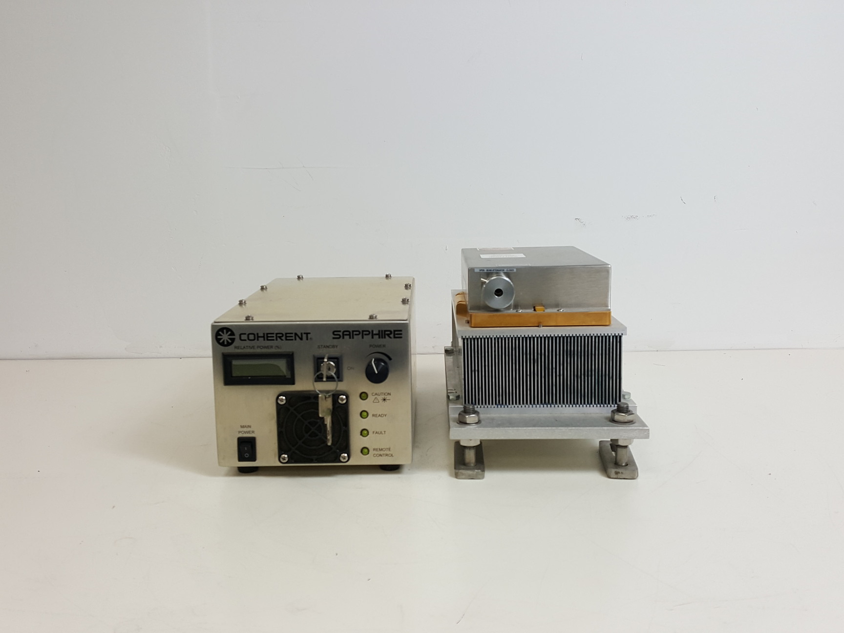 Image of Coherent Sapphire 488-200 CDRH Laser with CDRH HP Controller Lab