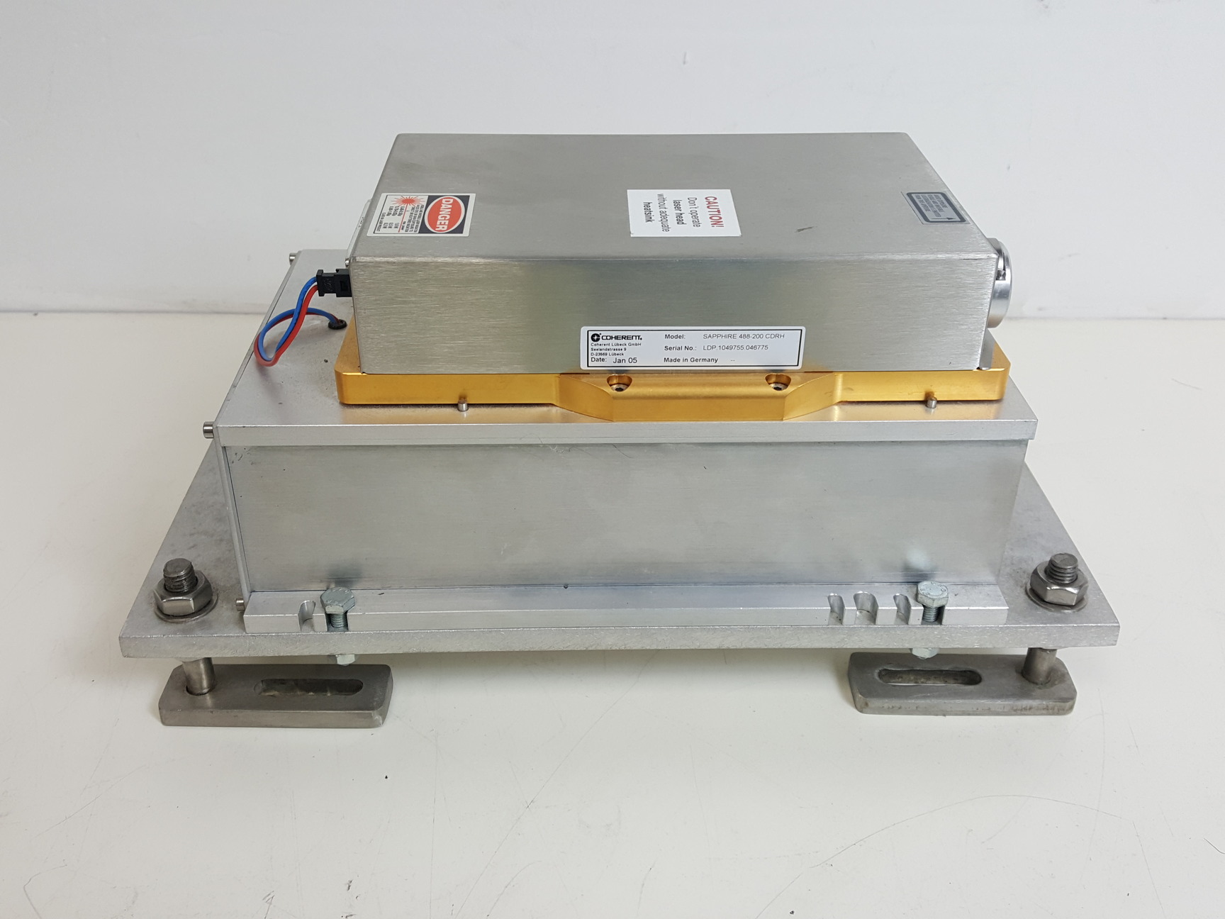 Image of Coherent Sapphire 488-200 CDRH Laser with CDRH HP Controller Lab