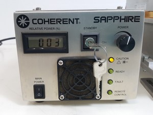 Thumbnail image of Coherent Sapphire 488-200 CDRH Laser with CDRH HP Controller Lab