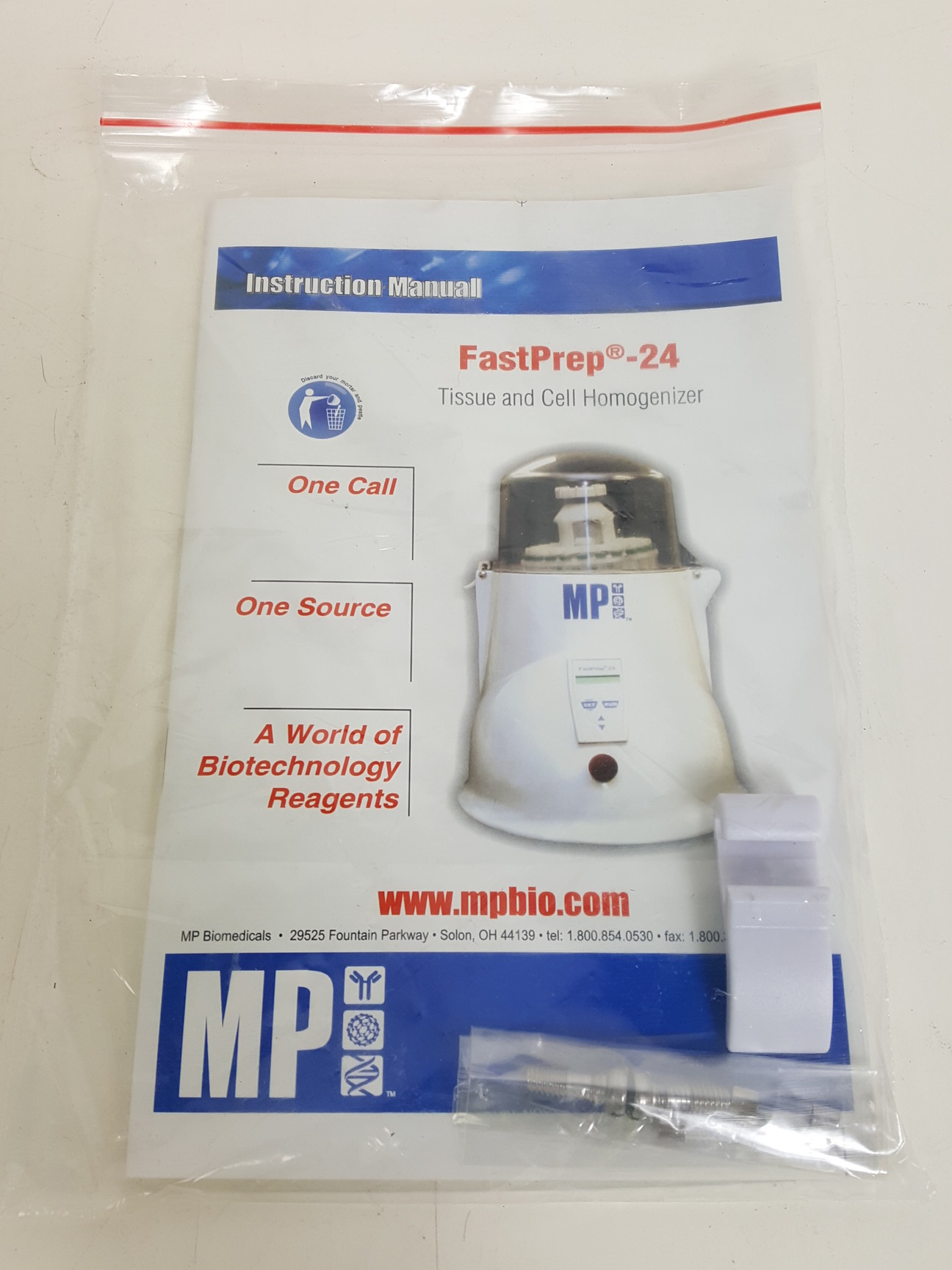Image of MP Biomedicals FastPrep -24 Sample Preperation System