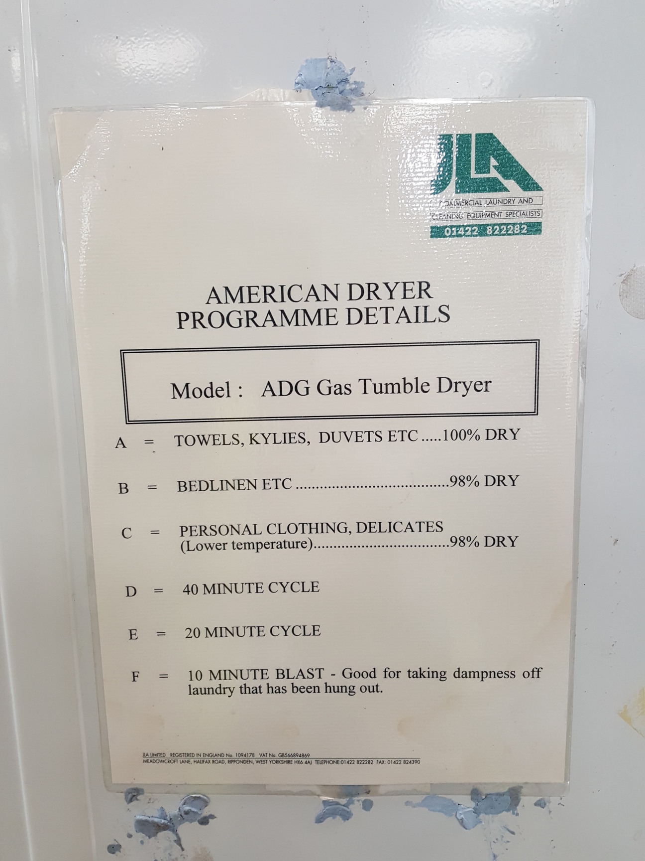 Image of ADC American Dryer ADG Gas Tumble Dryer 
