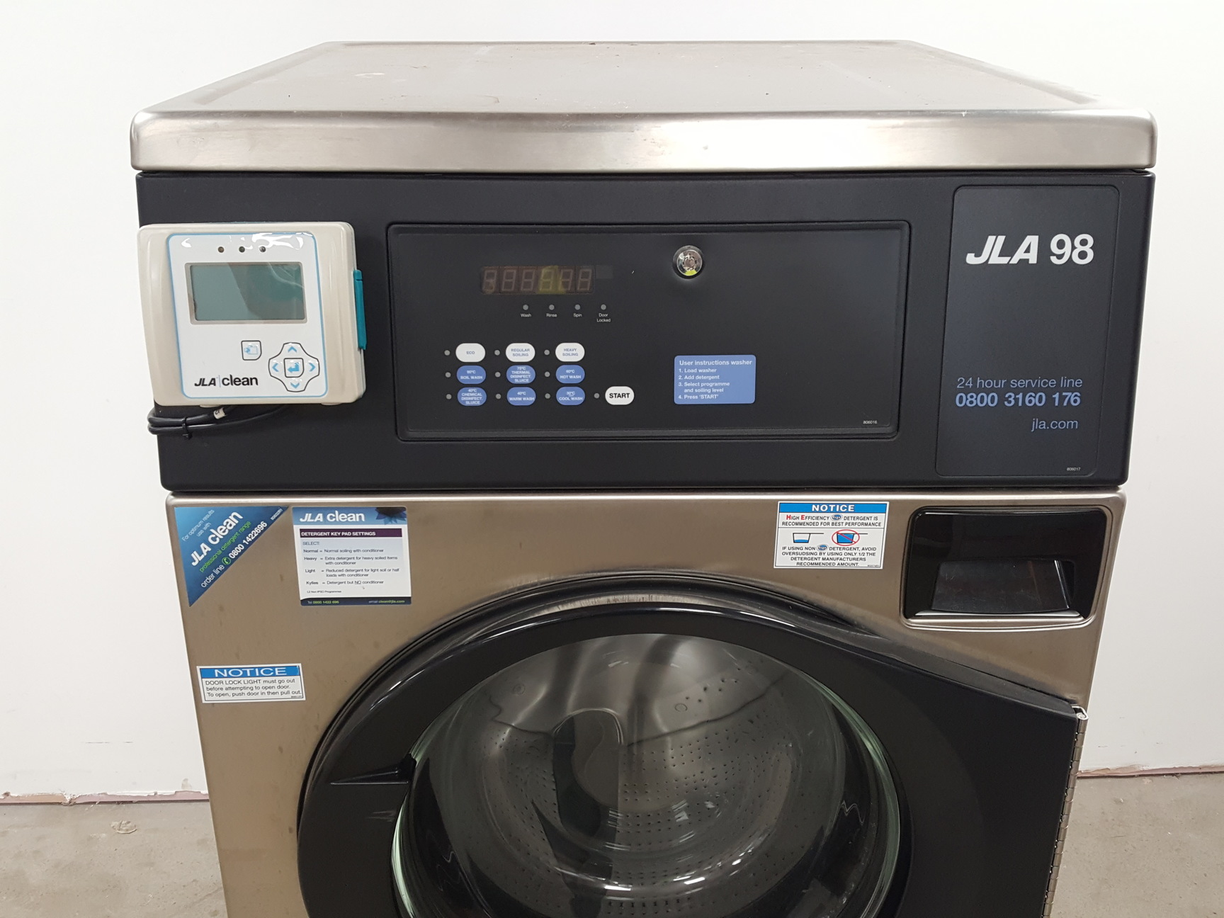 Image of Alliance Laundry Systems JLA 98 Commercial Washing Machine No. JF3JMASG413EN06