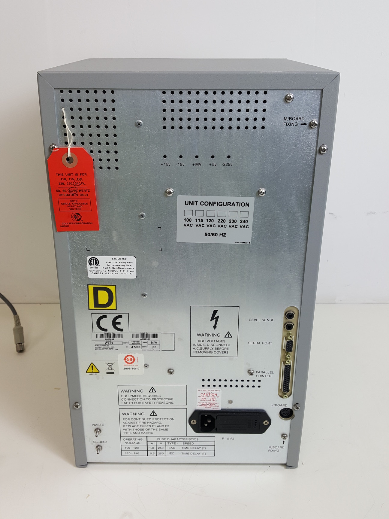 Image of Beckman Coulter Z1 Dual Particle Counter with Accessories Lab