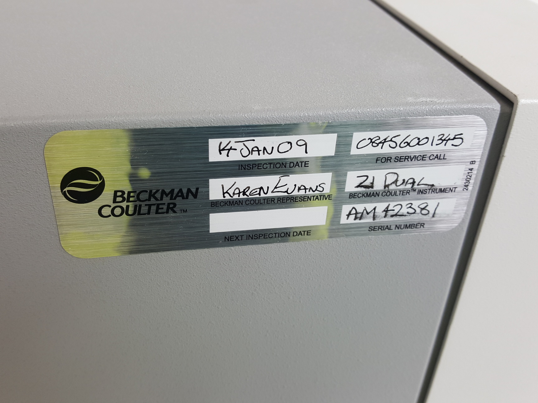 Image of Beckman Coulter Z1 Dual Particle Counter with Accessories Lab