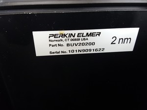 Thumbnail image of Perkin Elmer UV/VIS Spectrometer  Model - Lambda 20  Part no. BUV20200 Lab
