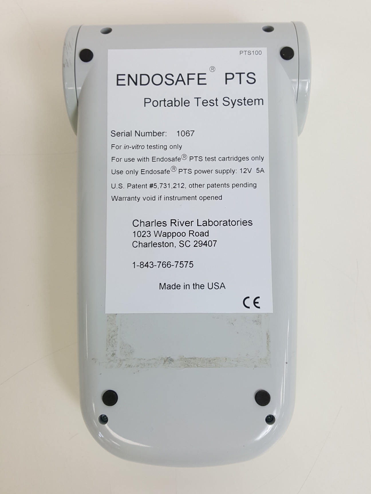 Image of Charles River Laboratories Endosafe PTS Endotoxin Detection System Lab