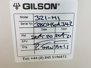 Thumbnail image of Gilson HPLC- FC, Pump, UV/VIS Detector 151/152/155/156 Spares / Repairs Lab