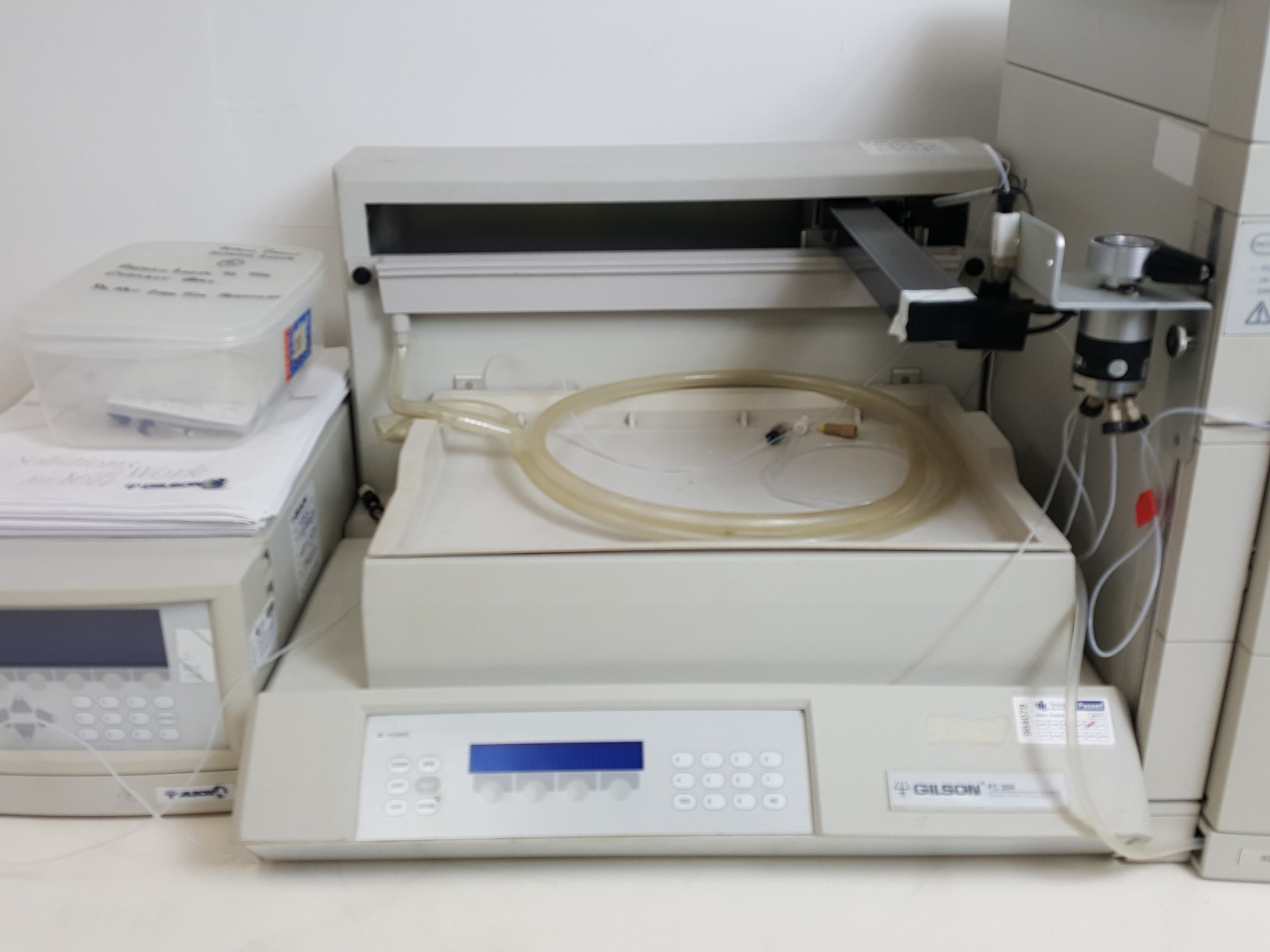 Image of Gilson HPLC -  321 322 350 Pump, UV/VIS Detector 151/152/155/156, FC 204 Lab