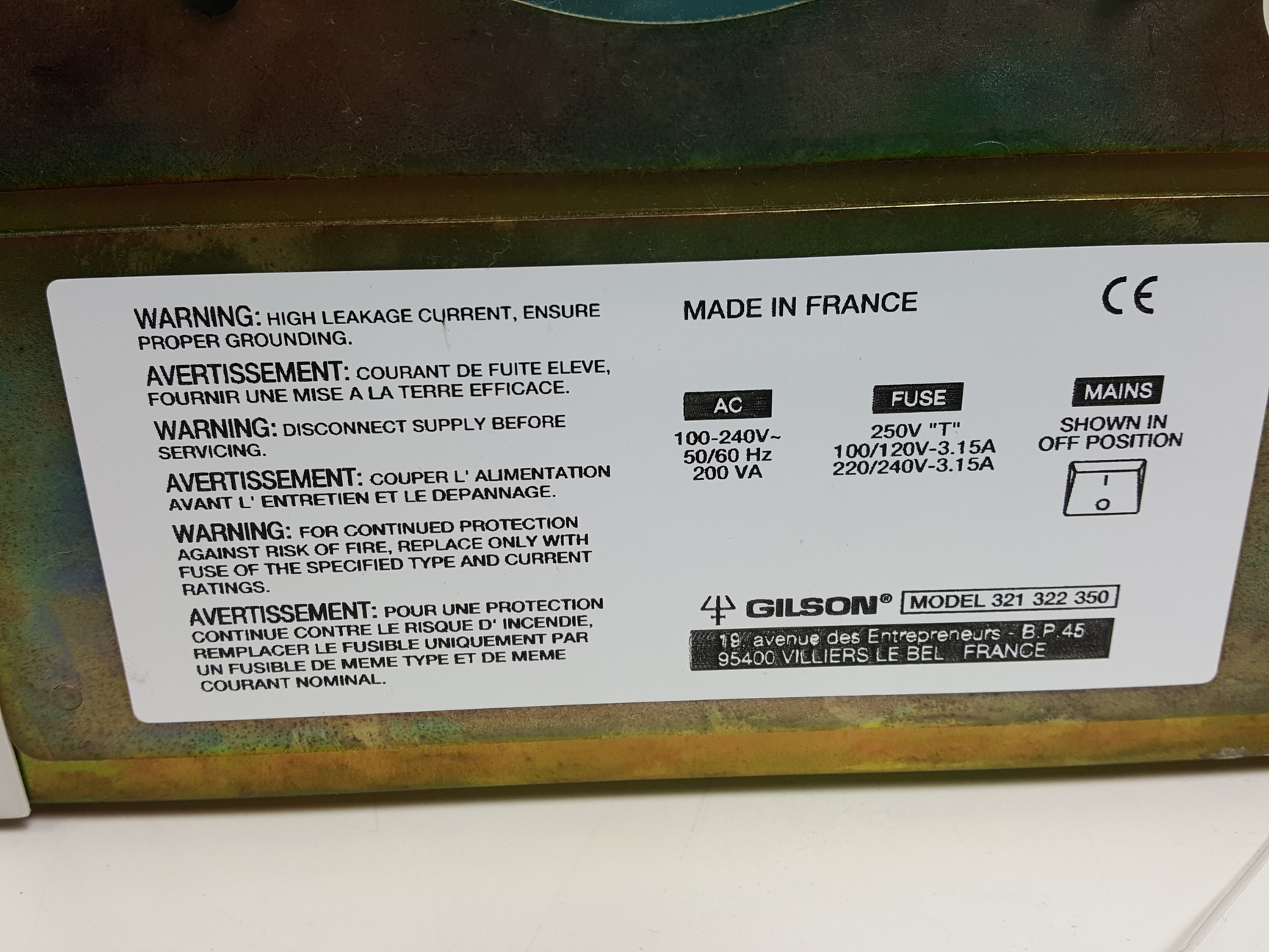 Image of Gilson HPLC -  321 322 350 Pump, UV/VIS Detector 151/152/155/156, FC 204 Lab