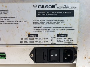 Thumbnail image of Gilson HPLC -  321 322 350 Pump, UV/VIS Detector 151/152/155/156, FC 204 Lab