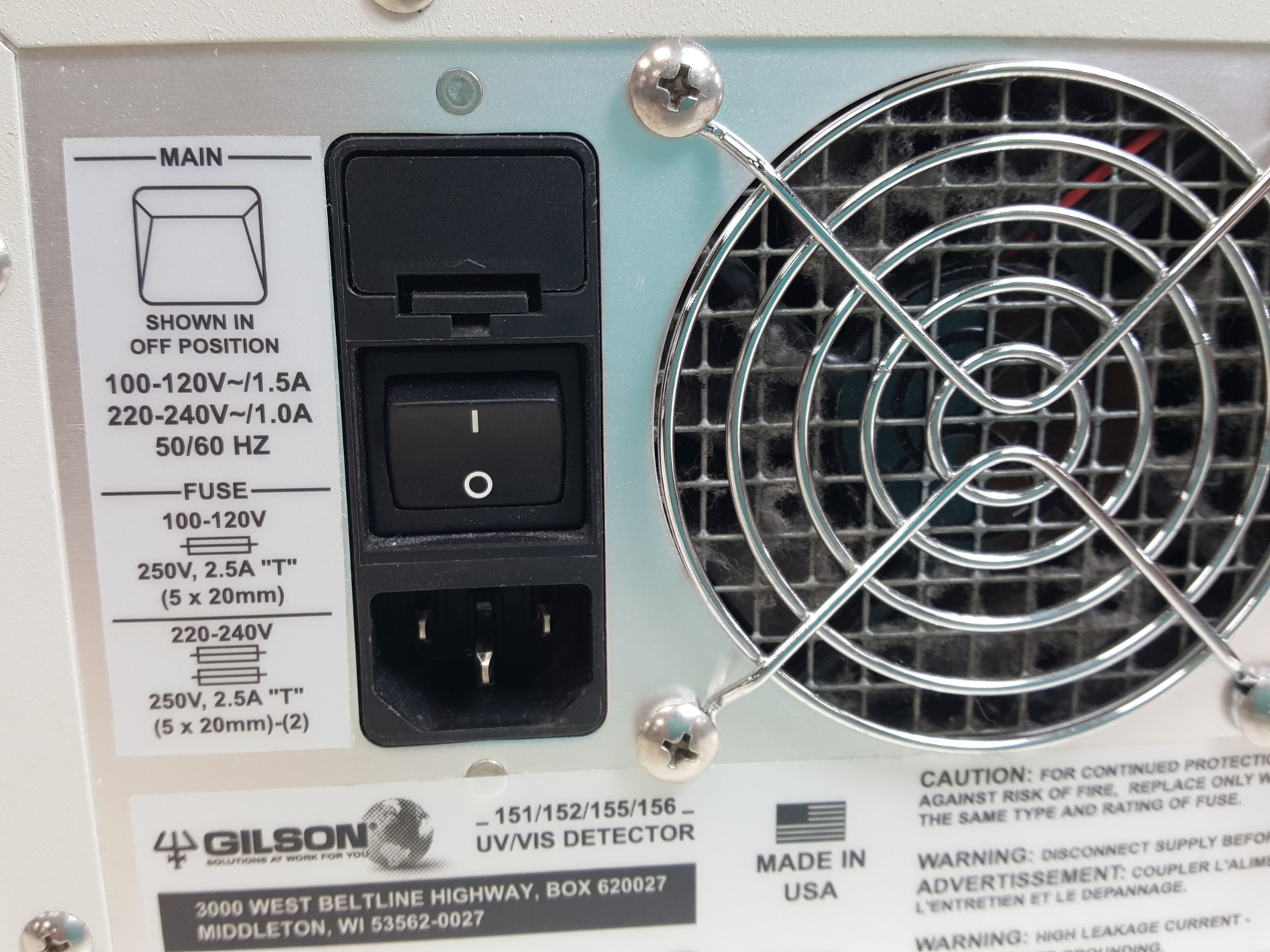 Image of Gilson HPLC -  321 322 350 Pump, UV/VIS Detector 151/152/155/156, FC 204 Lab