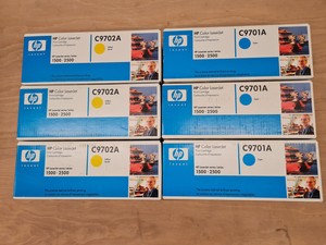 Thumbnail image of Lot of 47 Genuine Printer Ink & Toner Cartridges - Canon, HP, Konica Minolta