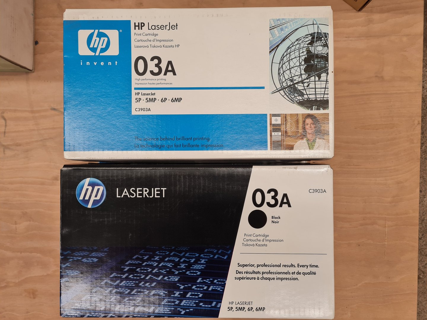 Image of Lot of 47 Genuine Printer Ink & Toner Cartridges - Canon, HP, Konica Minolta
