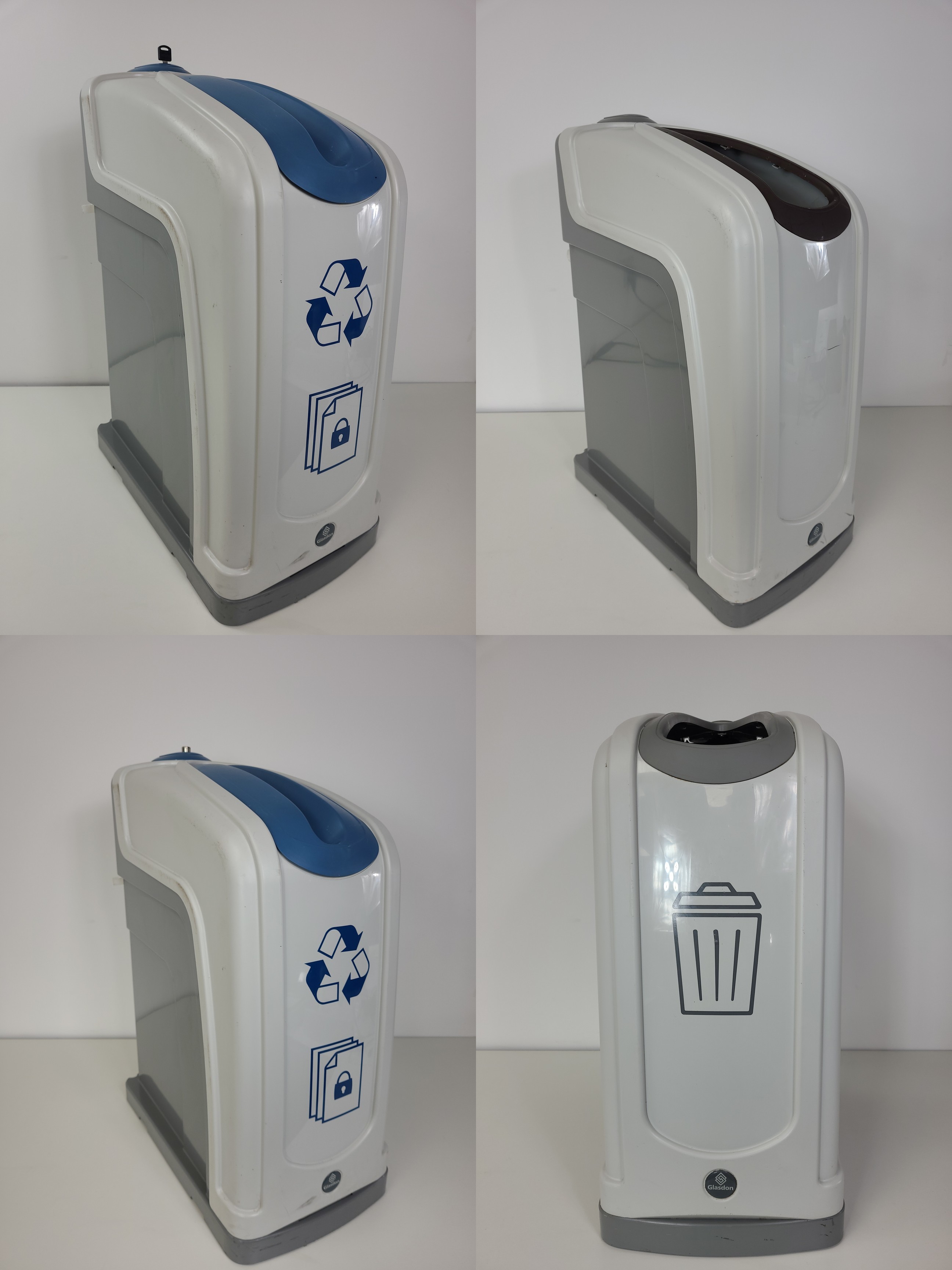 Image of Job Lot 152 Glasdon Nexus Recycling Bins - Paper, Confidential, Liquid, General
