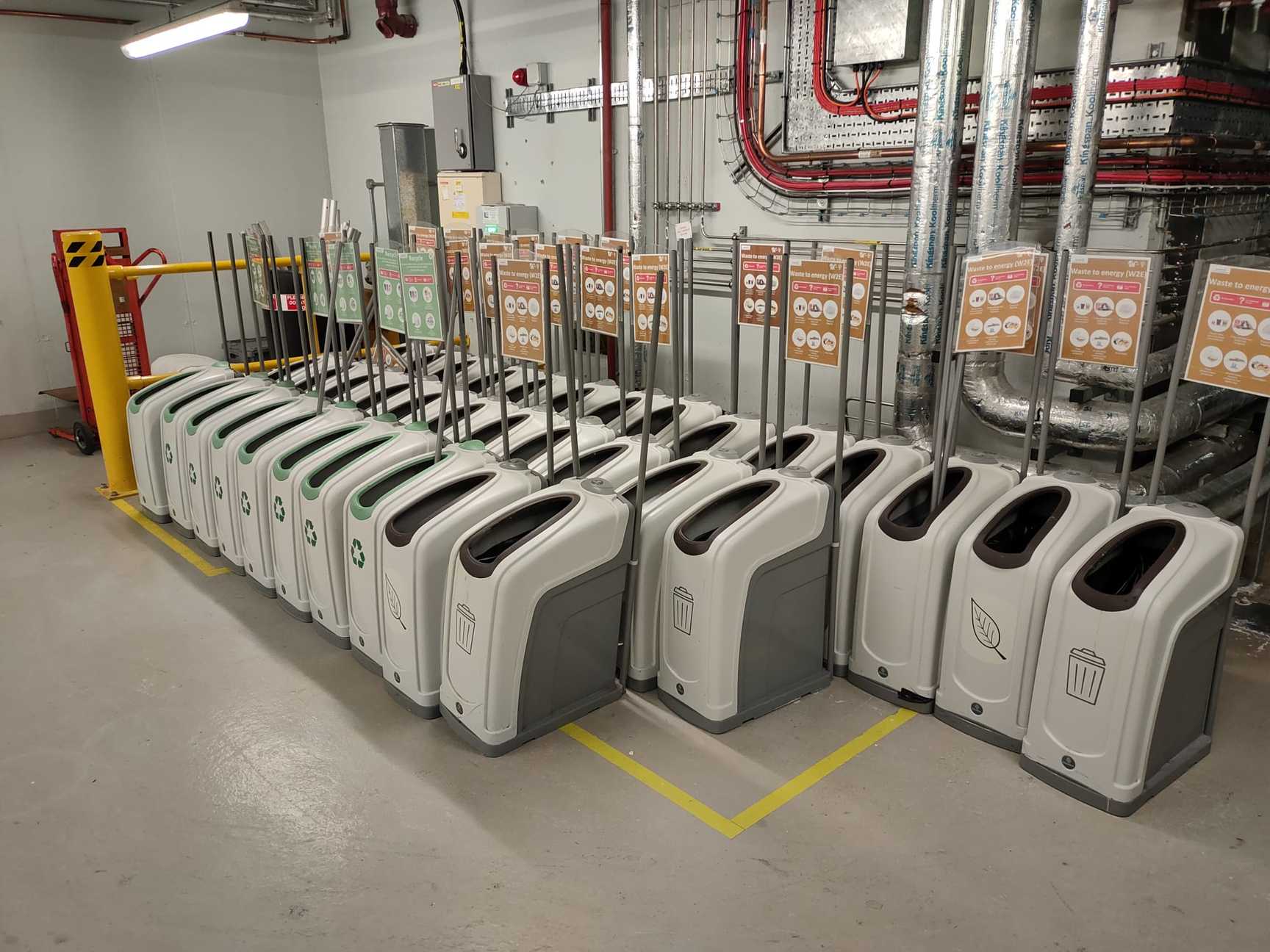 Image of Job Lot 152 Glasdon Nexus Recycling Bins - Paper, Confidential, Liquid, General