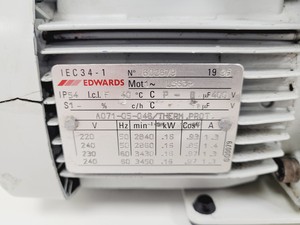 Thumbnail image of Edwards 1.5 Rotary Vane Vacuum Pump Model. E2M1.5 