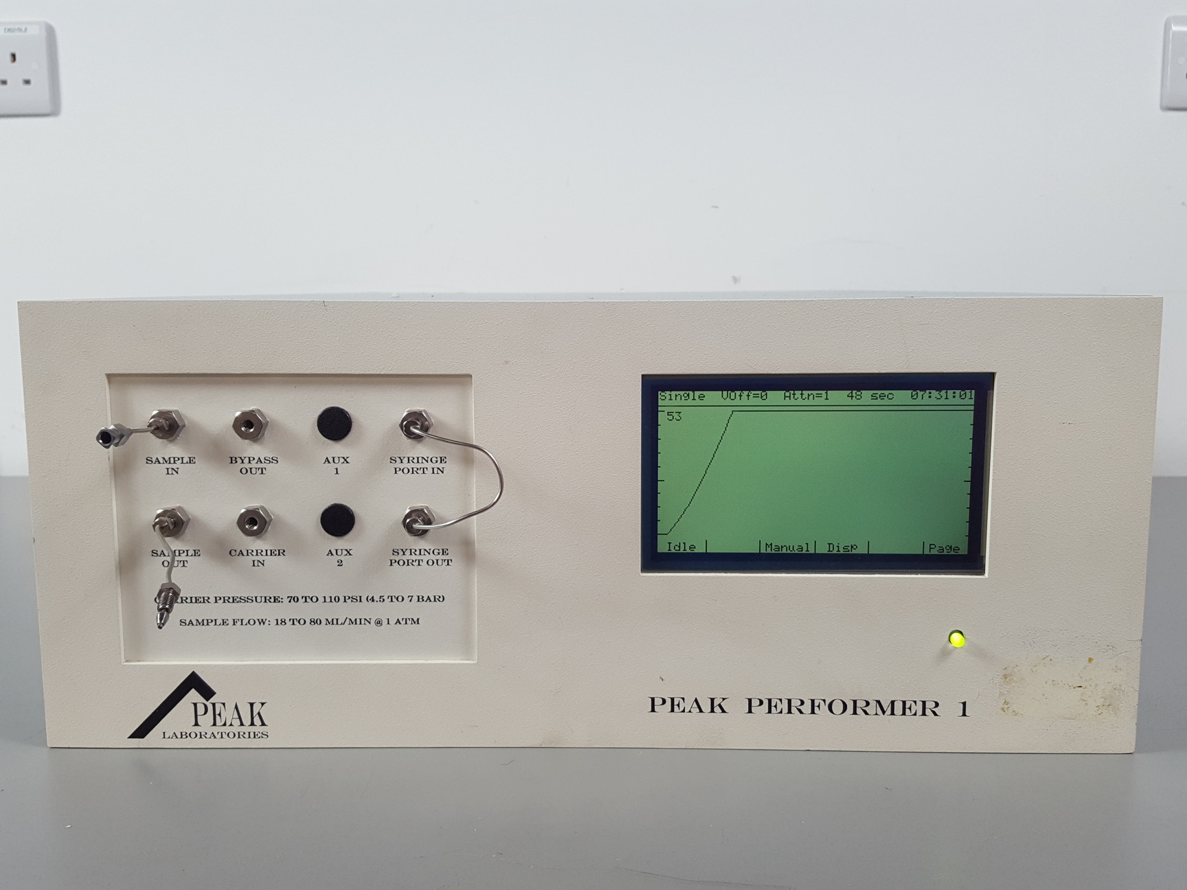 Image of Peak Laboratories Model PP1  Peak Performer 1 Gas Analyser Lab