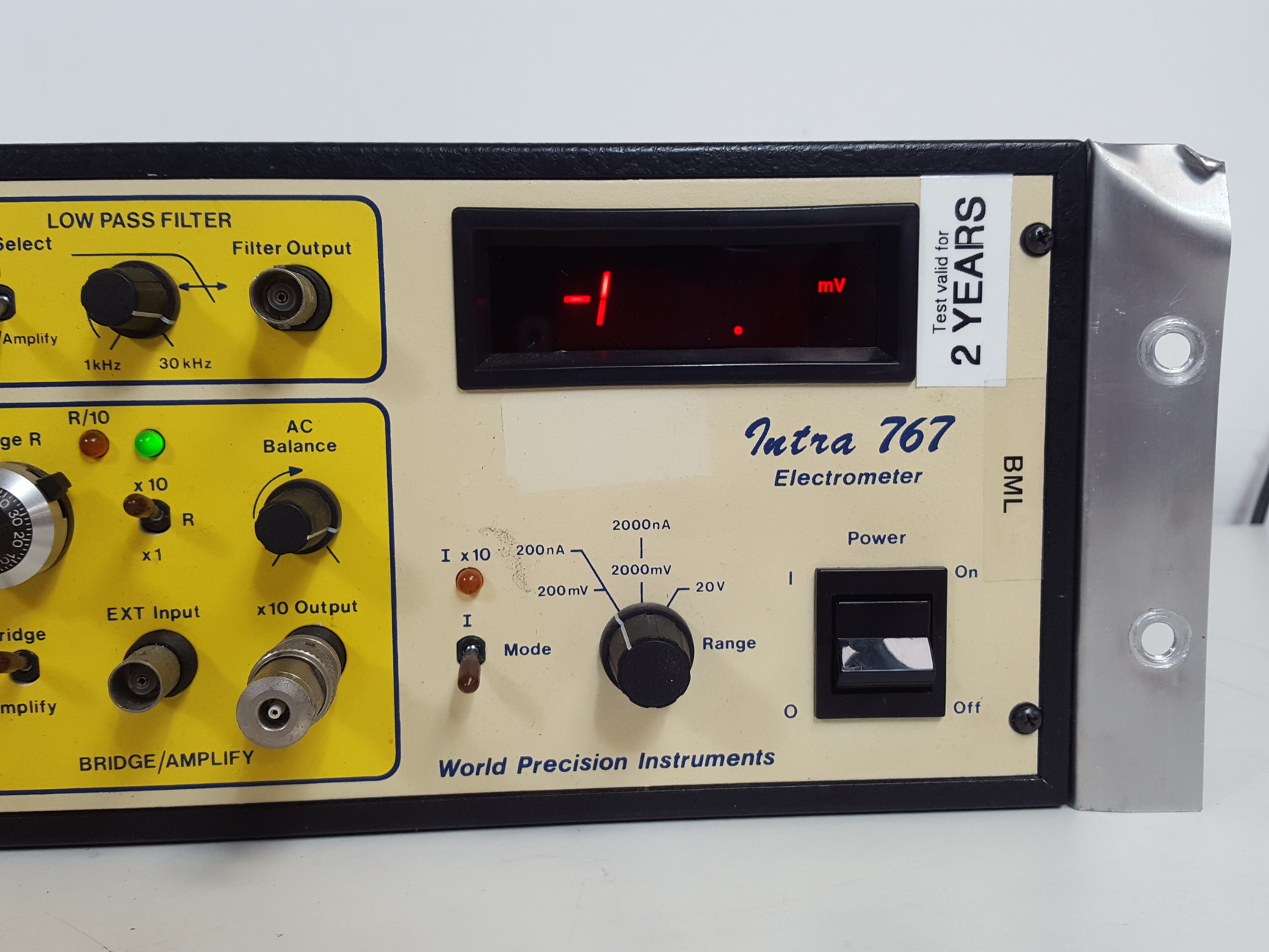 World Precision Instruments Intra 767 Electrometer - 767-B Lab