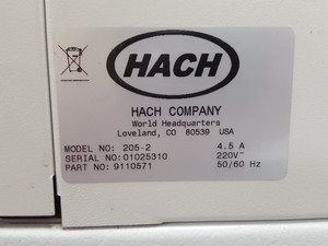 Thumbnail image of HACH BOD Heating Incubator Mod No. 205-2 Part No. 9110571 Lab