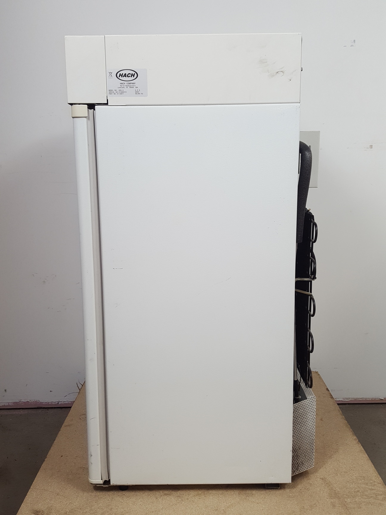 Image of HACH BOD Heating Incubator Mod No. 205-2 Part No. 9110571 Lab