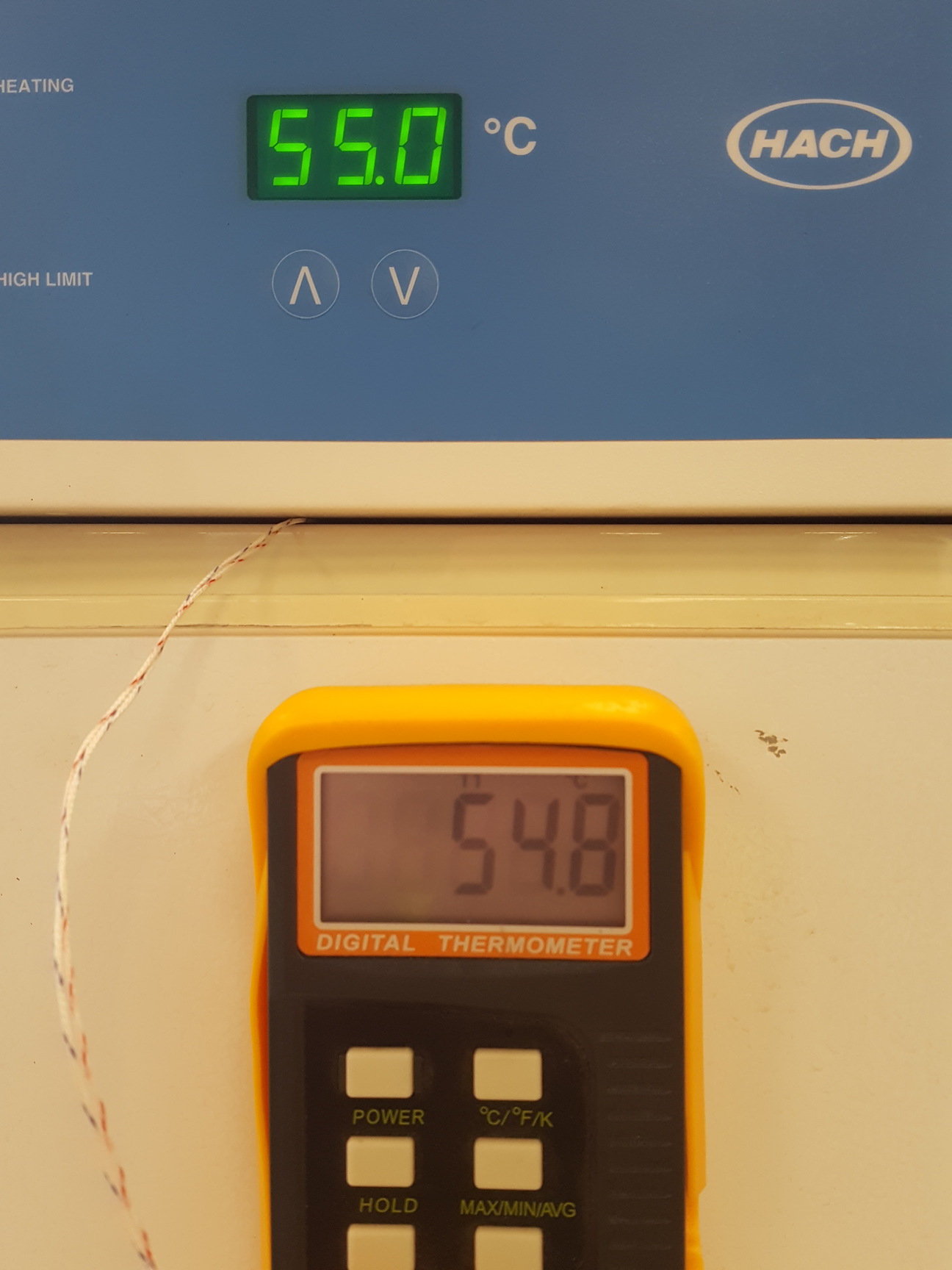 Image of HACH BOD Heating Incubator Mod No. 205-2 Part No. 9110571 Lab