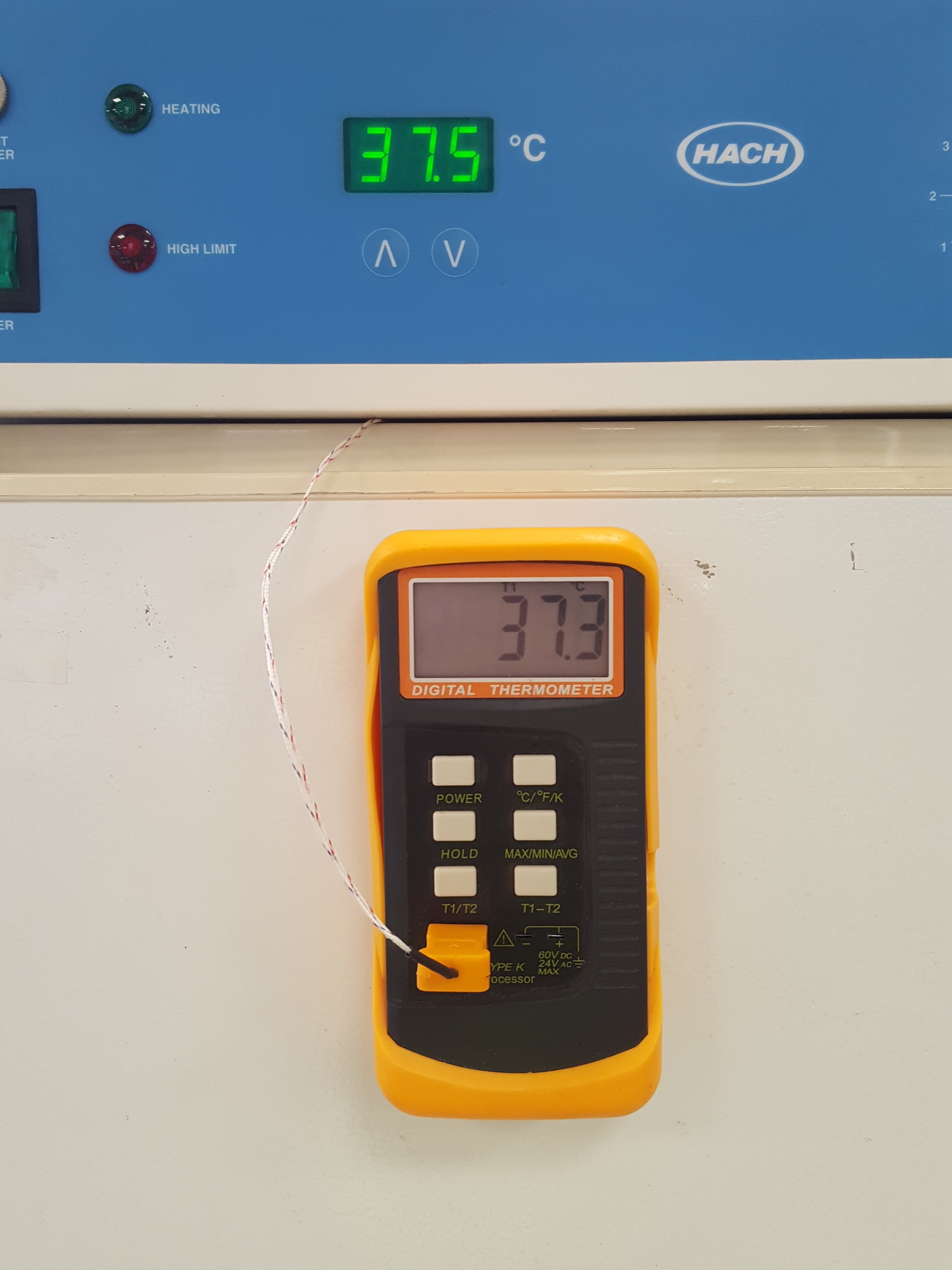 Image of HACH BOD Heating Incubator Mod No. 205-2 Part No. 9110571 Lab