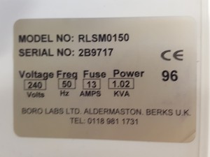 Thumbnail image of Boro RLSM0150 Dynamic Vapour Sorption System with Cahn D200 Balance Lab
