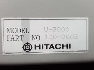 Thumbnail image of Hitachi U-3000 UV/VIS Spectrophotometer Lab