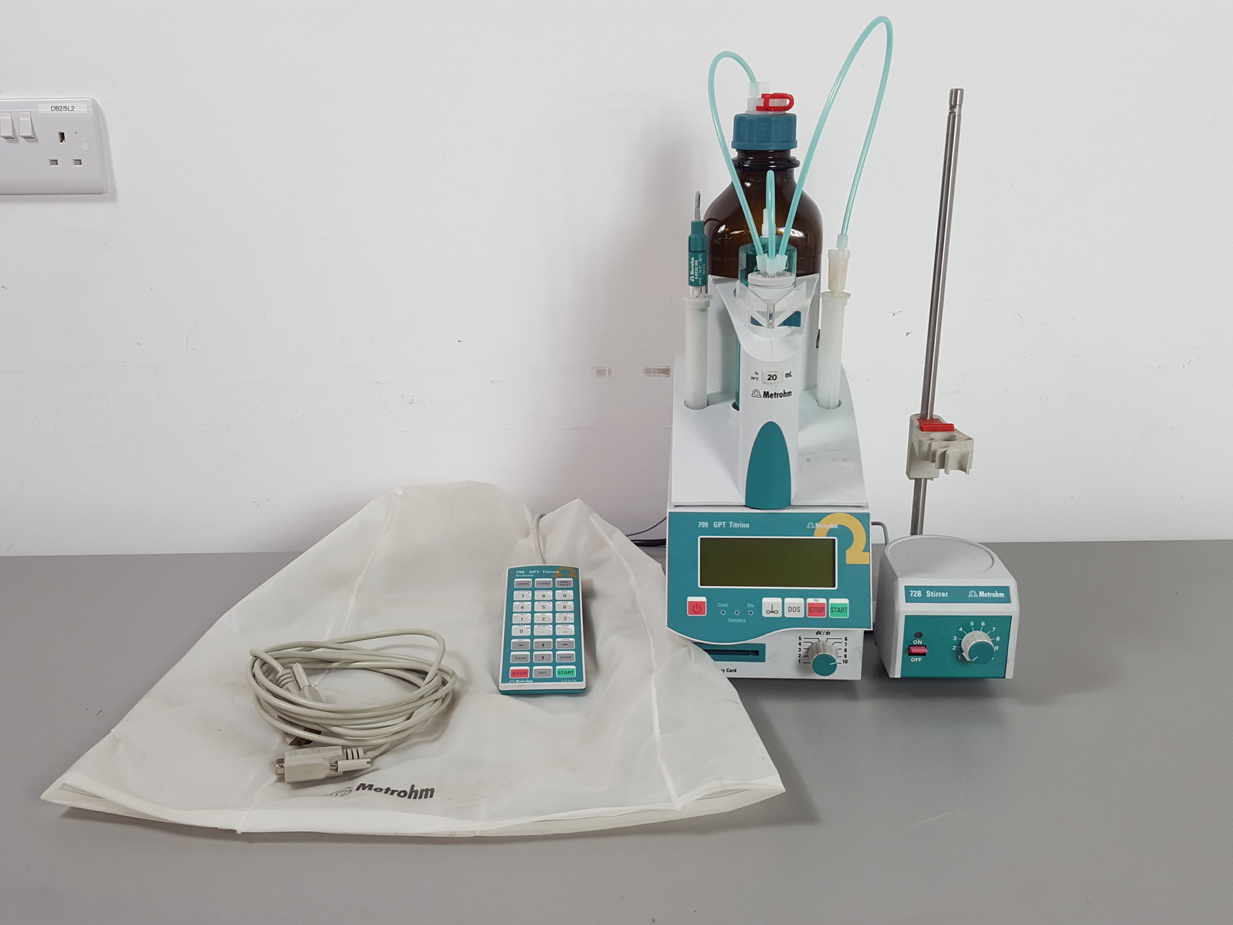 Image of Titrino 799 GPT Metrohm System w/728 Stirrer & Accessories Lab