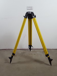 Thumbnail image of 7 x Yellow Aluminium Surveyors Tripods