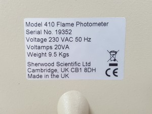 Thumbnail image of Sherwood Scientific Flame Photometer 410 Lab