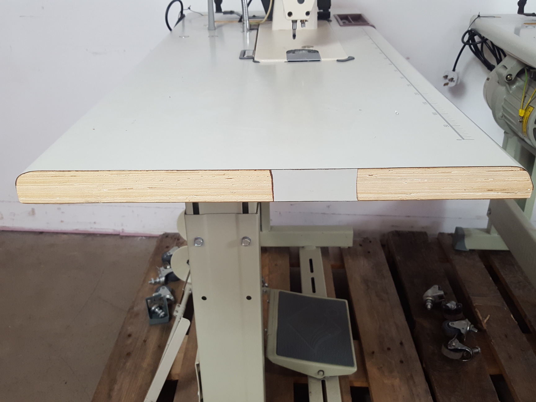 Image of Pair of Highlead GC1188 High Speed Lockstitch Flatbed Industrial Sewing Machines