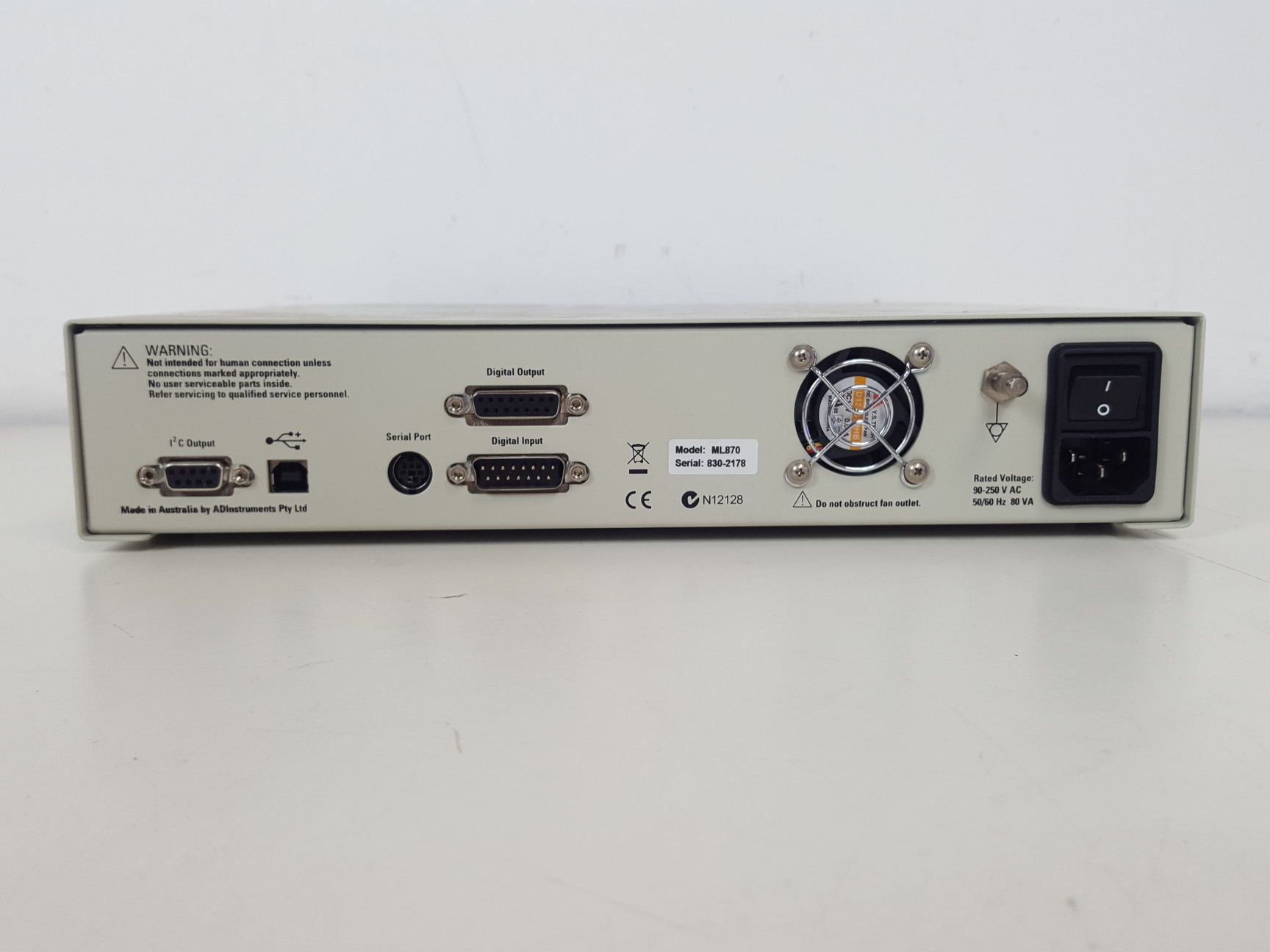 Image of AD Instruments System - ML141, ML132, Powerlab 8/30  ML870, ML206, ML309 Lab 