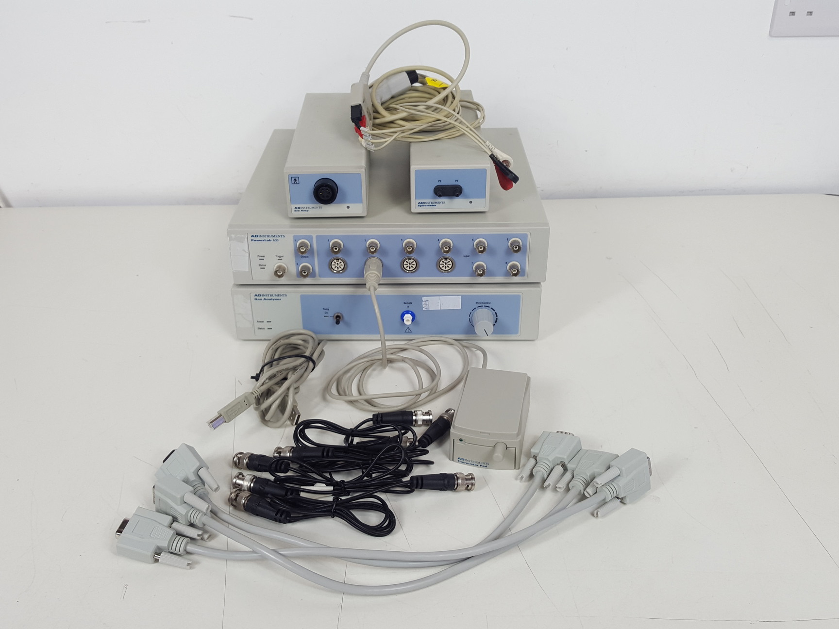 Image of AD Instruments System - ML141, ML132, ML206, Powerlab 8/30  ML870, ML309 Lab 