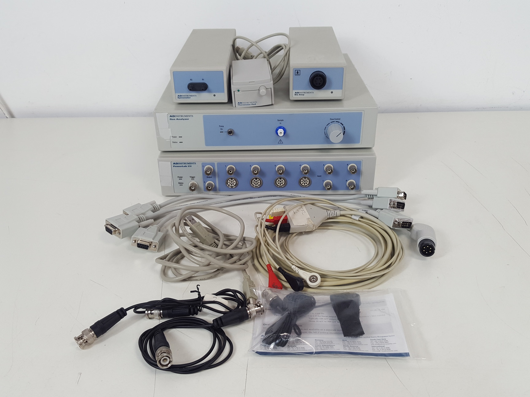 Image of AD Instruments System - ML132, ML141, ML206, Powerlab 8/30  ML870, ML309 Lab 