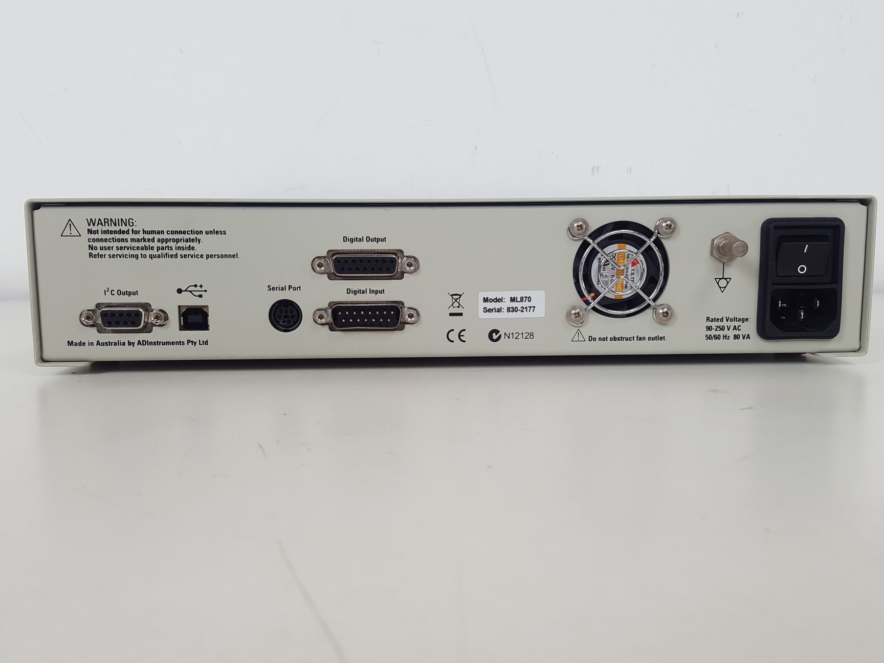 Image of AD Instruments System - ML132, ML141, ML206, Powerlab 8/30  ML870, ML309 Lab 