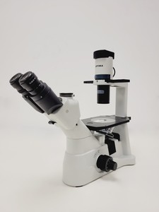 Thumbnail image of Optika XDS-3 Inverted Microscope w/ 3x Objectives PH 40X/6.0 20X0.40 10X0.25    
