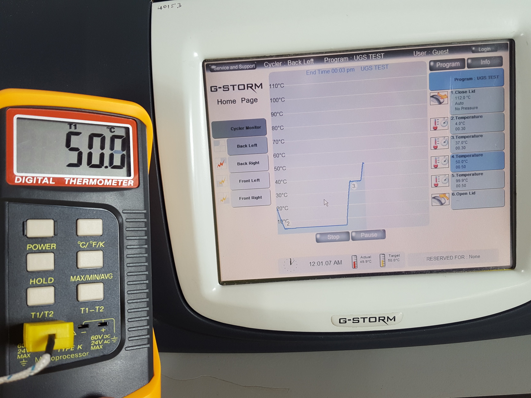 Image of Gene-Technologies GS00004 G-Storm 4 Block Thermal Cycler Lab
