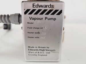 Thumbnail image of Edwards Diffusion Vapour Vacuum Pump  Model E02 Lab