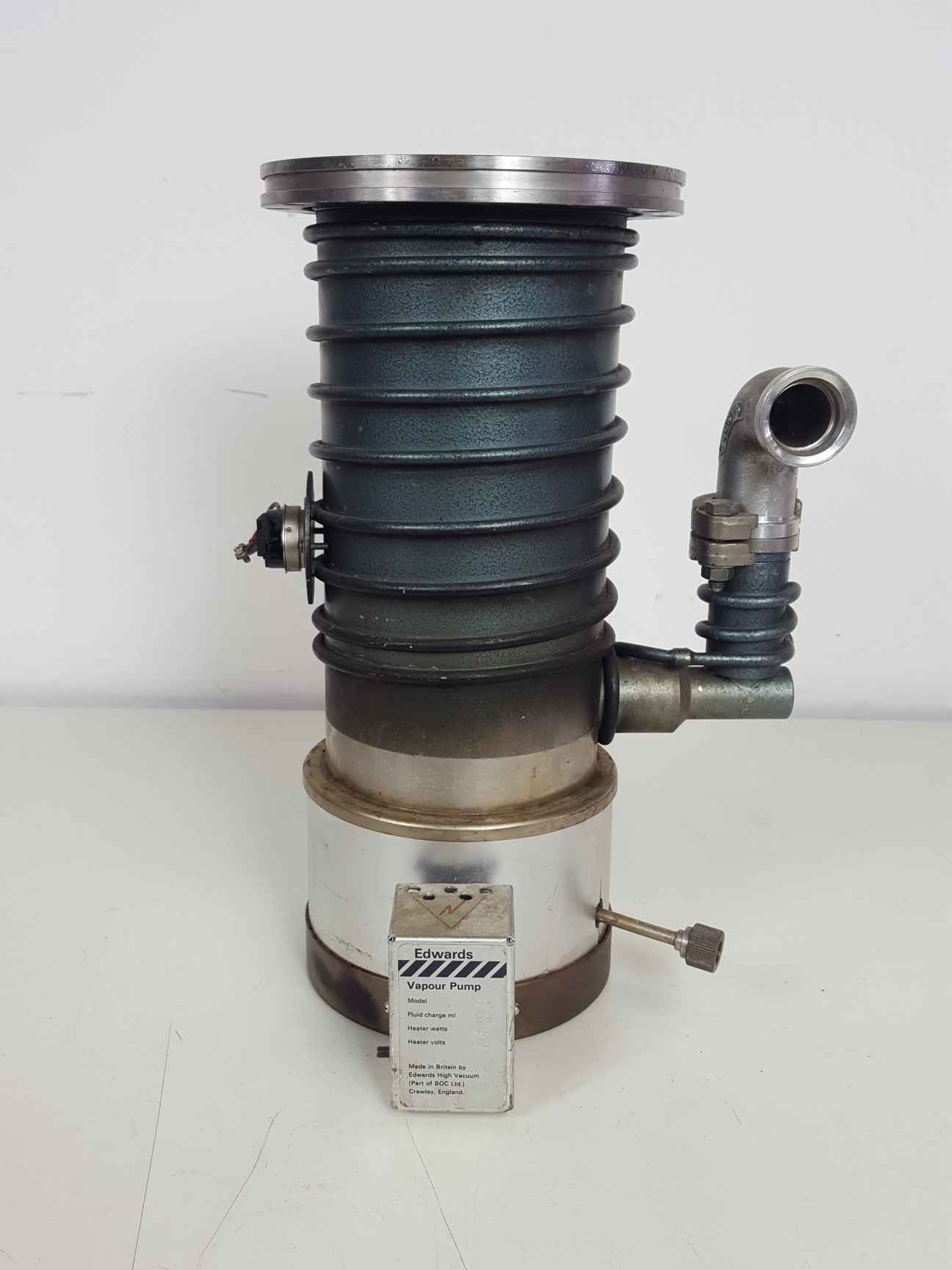 Image of Edwards Model E04 Diffusion Vapour Vacuum Pump Lab