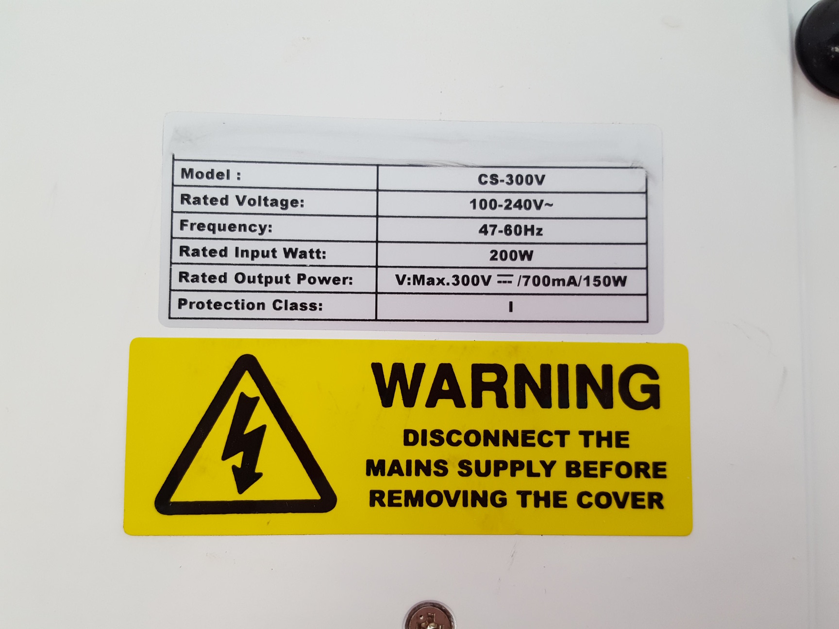 Image of Fisher Scientific Power Supply Model: CS-300V Lab