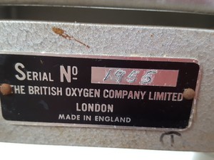 Thumbnail image of British Oxygen Company Anaesthesia Machine with Burton Vaporiser Lab