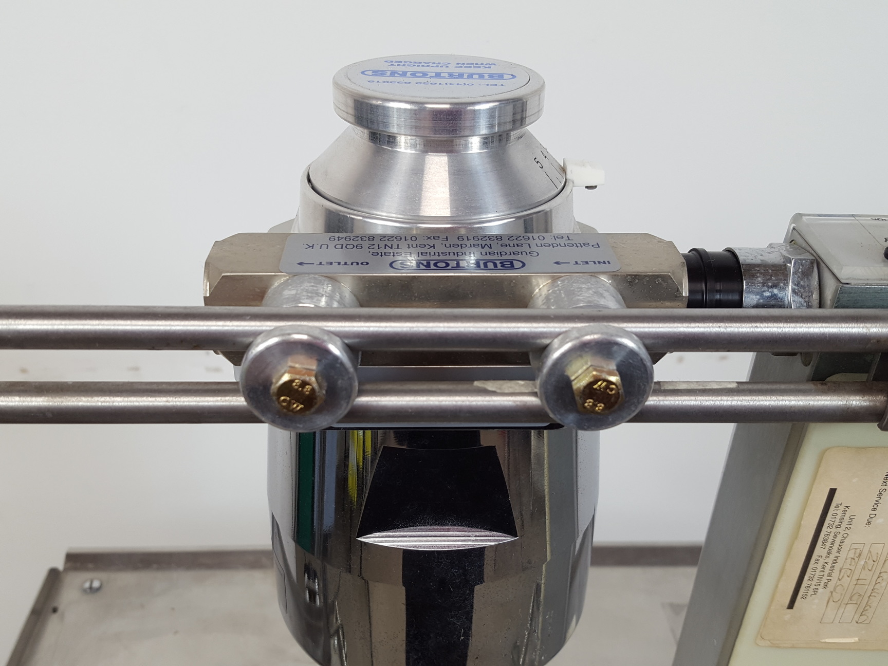 Image of British Oxygen Company Anaesthesia Machine with Burton Vaporiser Lab