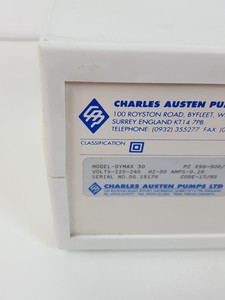 Thumbnail image of Charles Austen Pumps Dymax 30 Diaphragm Pump Lab