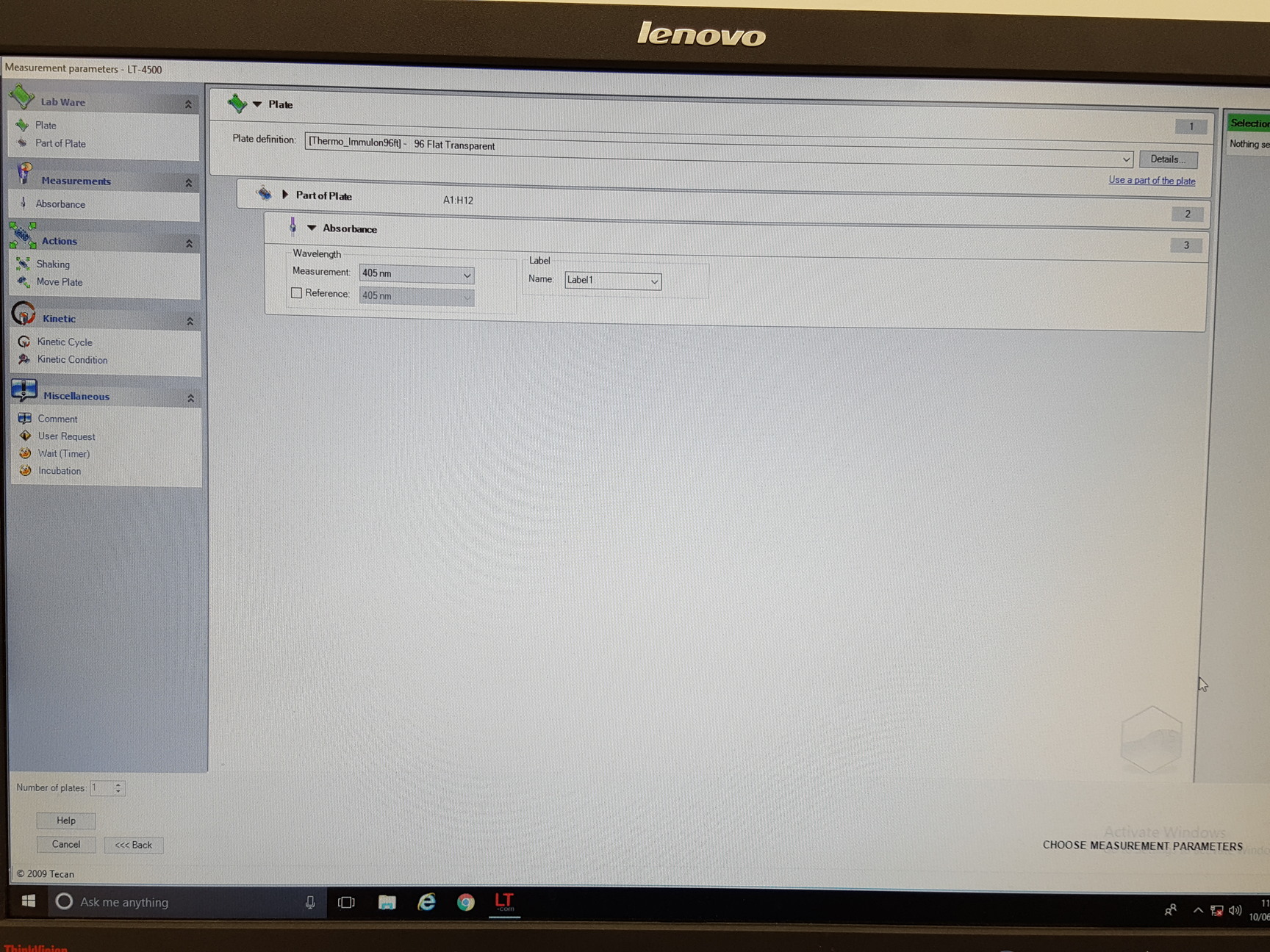 Image of Labtech LT-4500 Microplate Reader with USB Dongle LT Tracker Software V 7.0 Lab